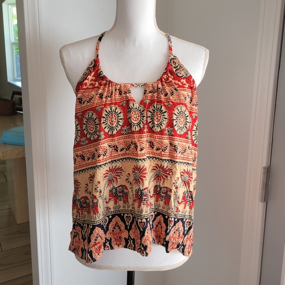 CHASER Handkerchief Vintange Tapestry Cami - Picture 2 of 6